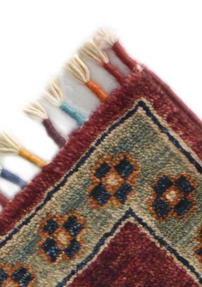 1' 7 x 3' 4 Hand Knotted Ariana Ziegler Rug