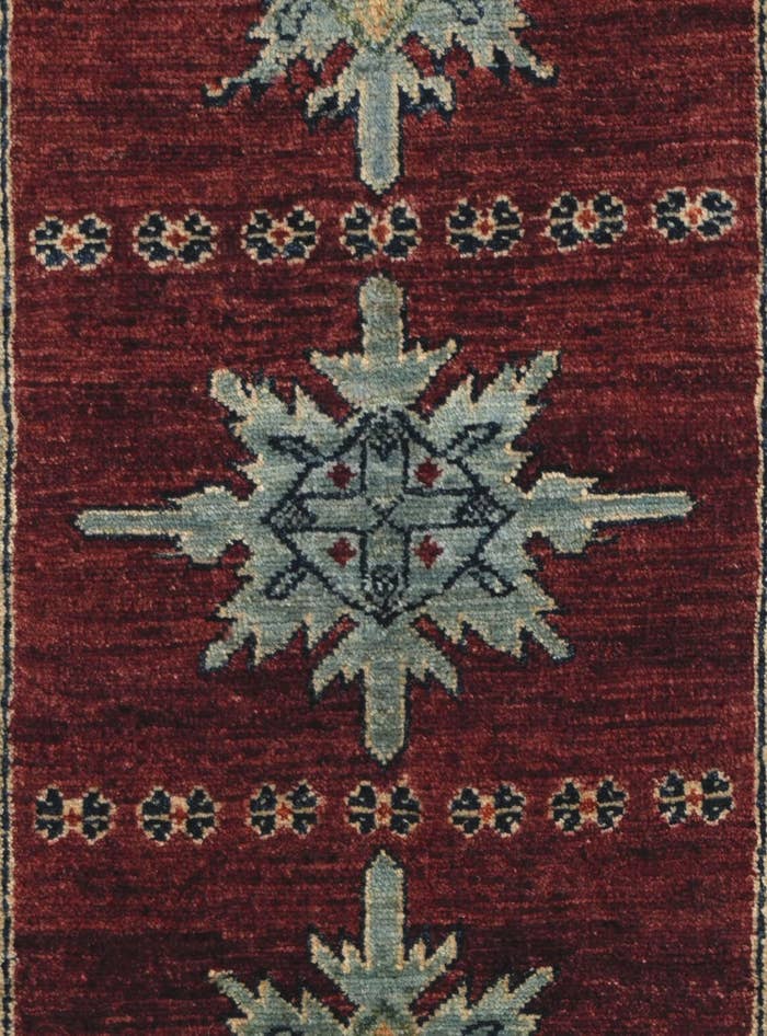 Detail image of 1' 7 x 3' 4 Hand Knotted Ariana Ziegler Rug