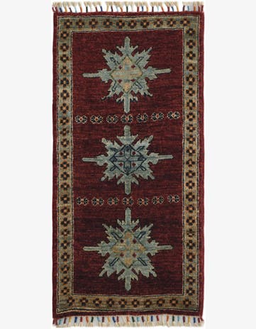1' 7 x 3' 4 Hand Knotted Ariana Ziegler Rug