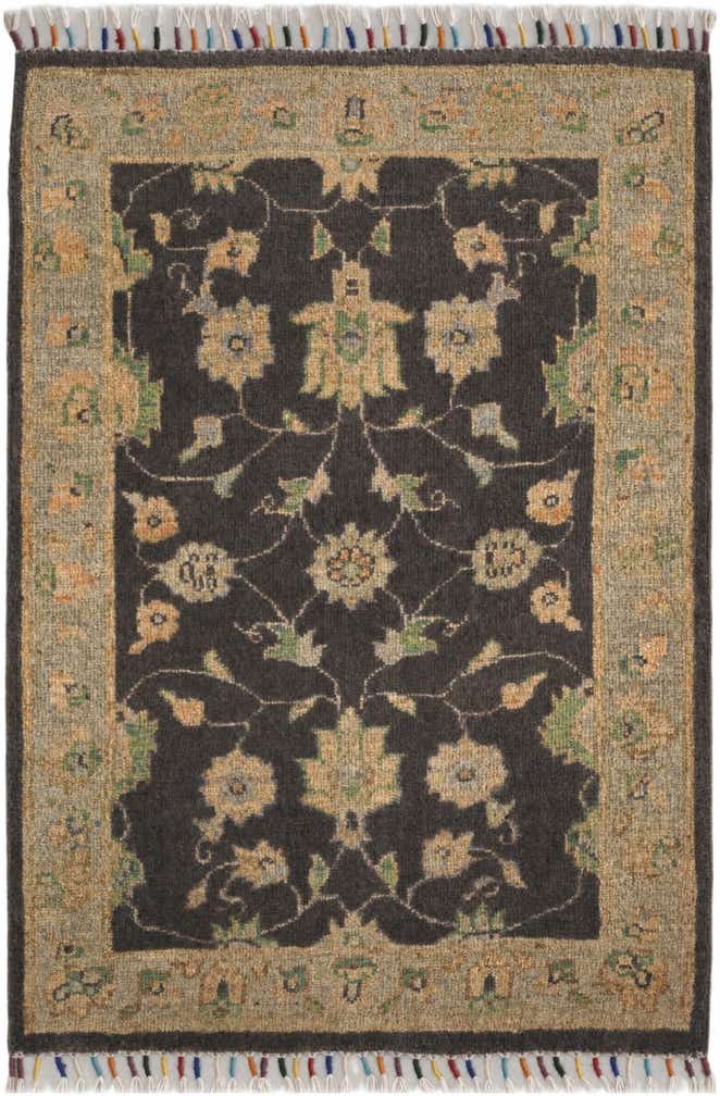 2' x 3' Hand Knotted Ariana Ziegler Rug