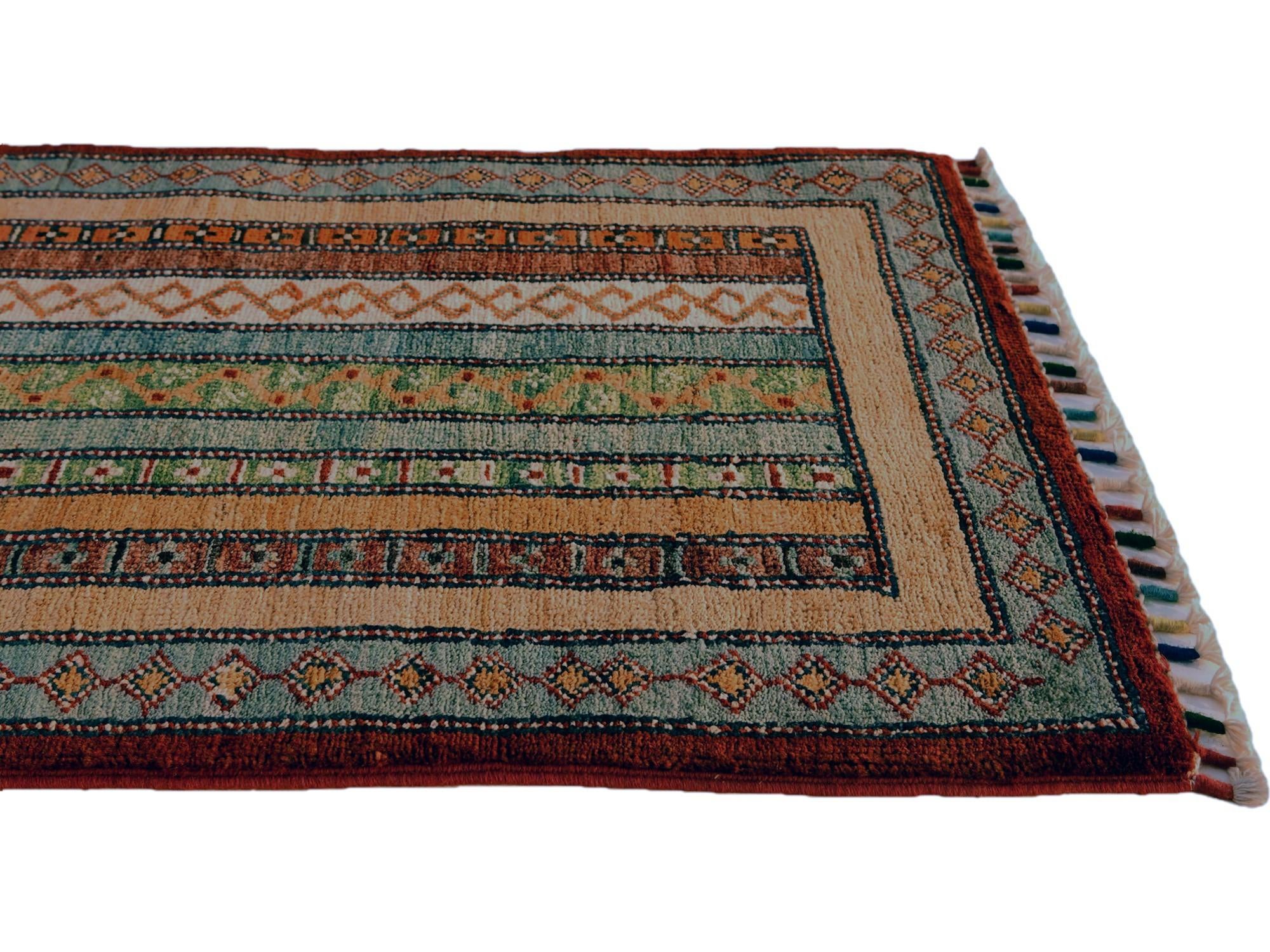 1' 8 x 3' 1 Hand Knotted Ariana Ziegler Rug