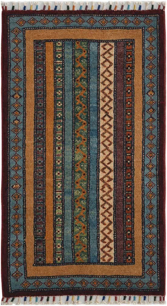 1' 8 x 3' 1 Hand Knotted Ariana Ziegler Rug