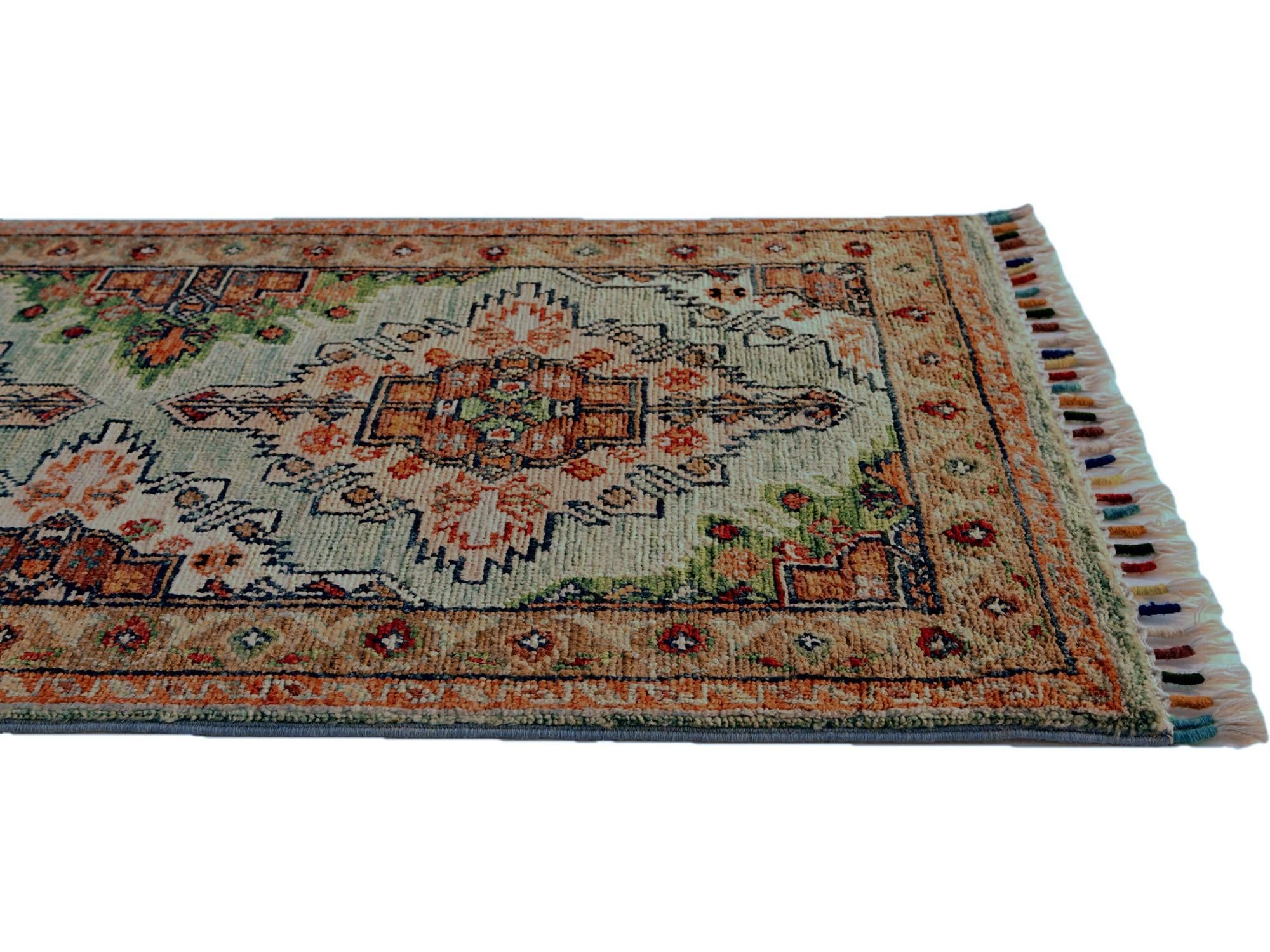 1' 8 x 3' 4 Hand Knotted Ariana Ziegler Rug