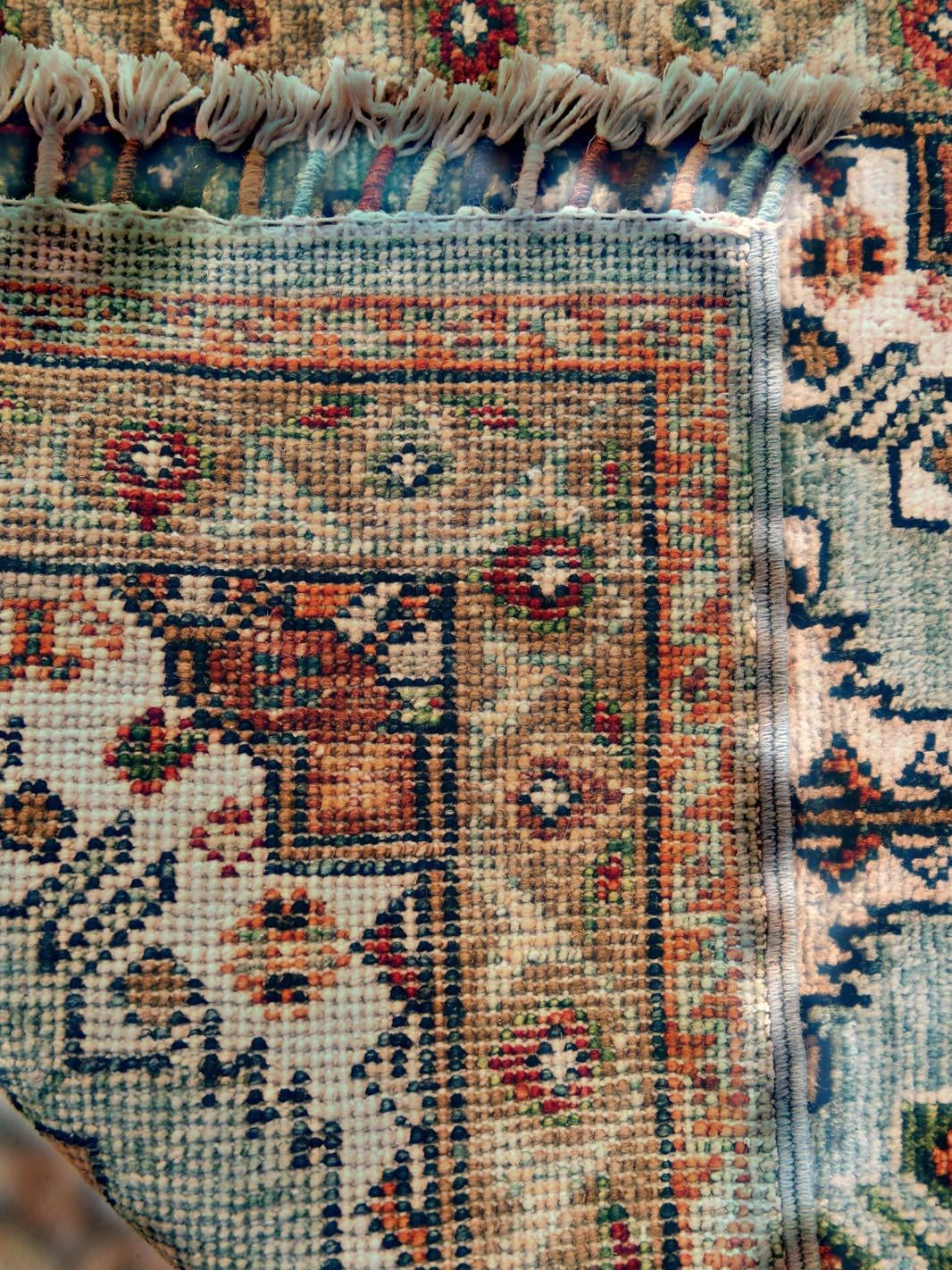 50cm x 100cm Hand Knotted Ariana Ziegler Rug