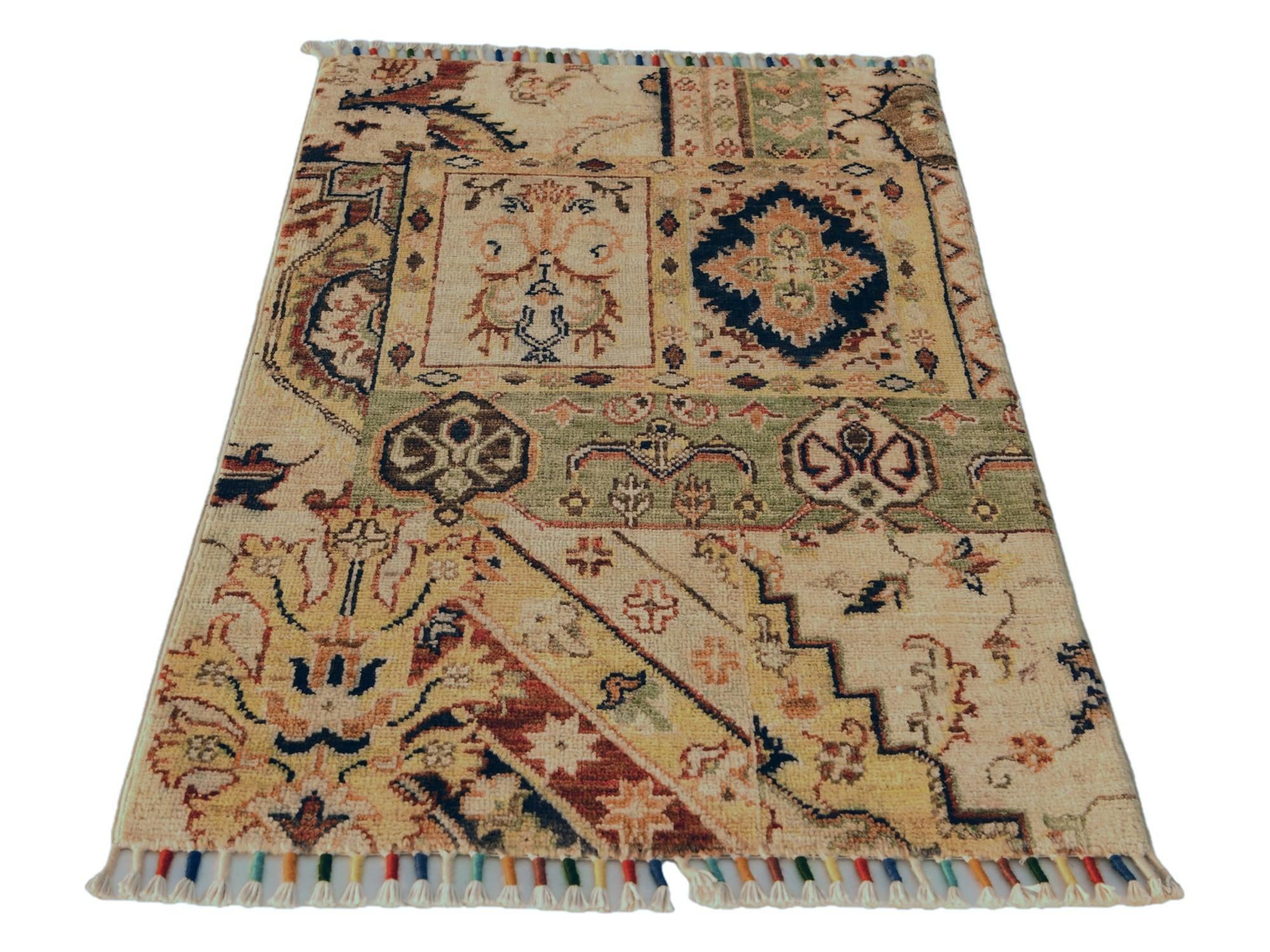 2' x 3' Hand Knotted Ariana Ziegler Rug