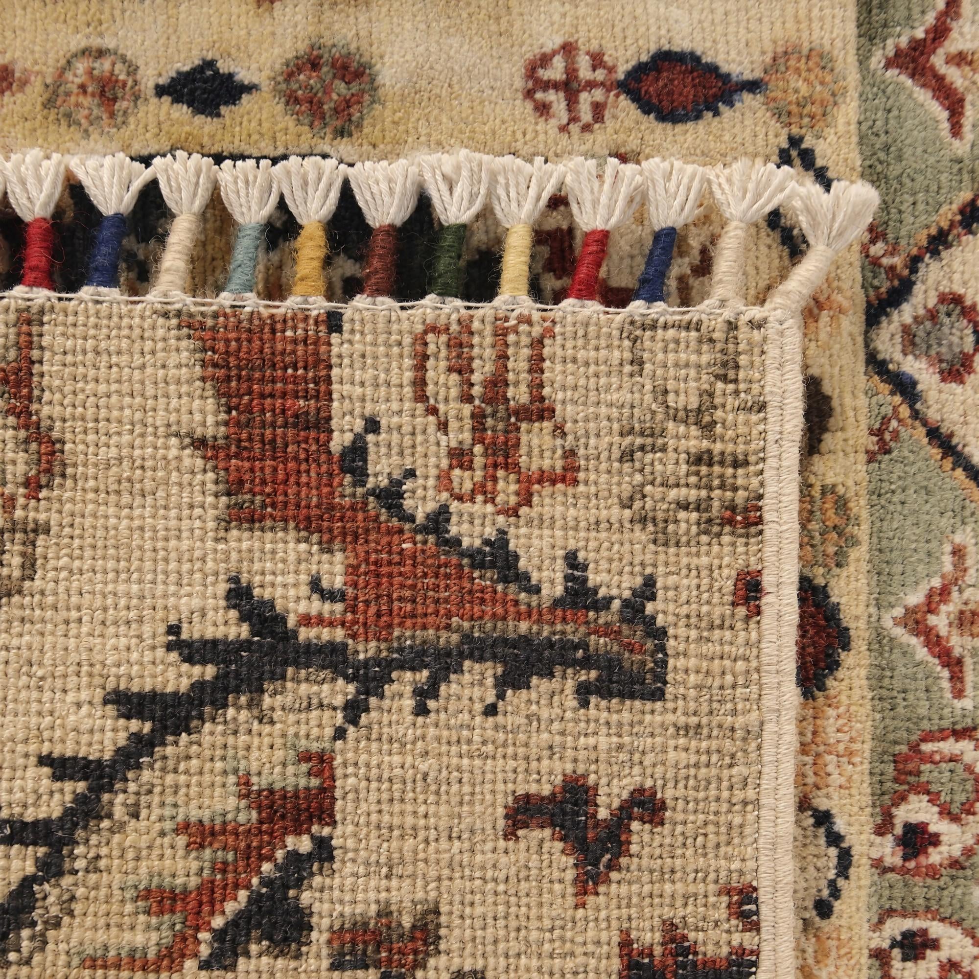 Detail image 11 of 11: 2' x 3' Hand Knotted Ariana Ziegler Rug