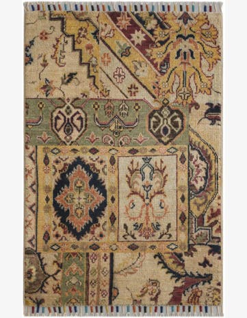 2' x 3' Hand Knotted Ariana Ziegler Rug