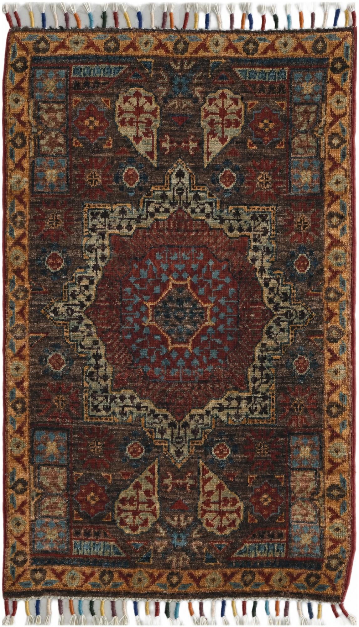 1' 8 x 2' 10 Hand Knotted Ariana Ziegler Rug
