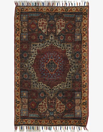 1' 8 x 2' 10 Hand Knotted Ariana Ziegler Rug