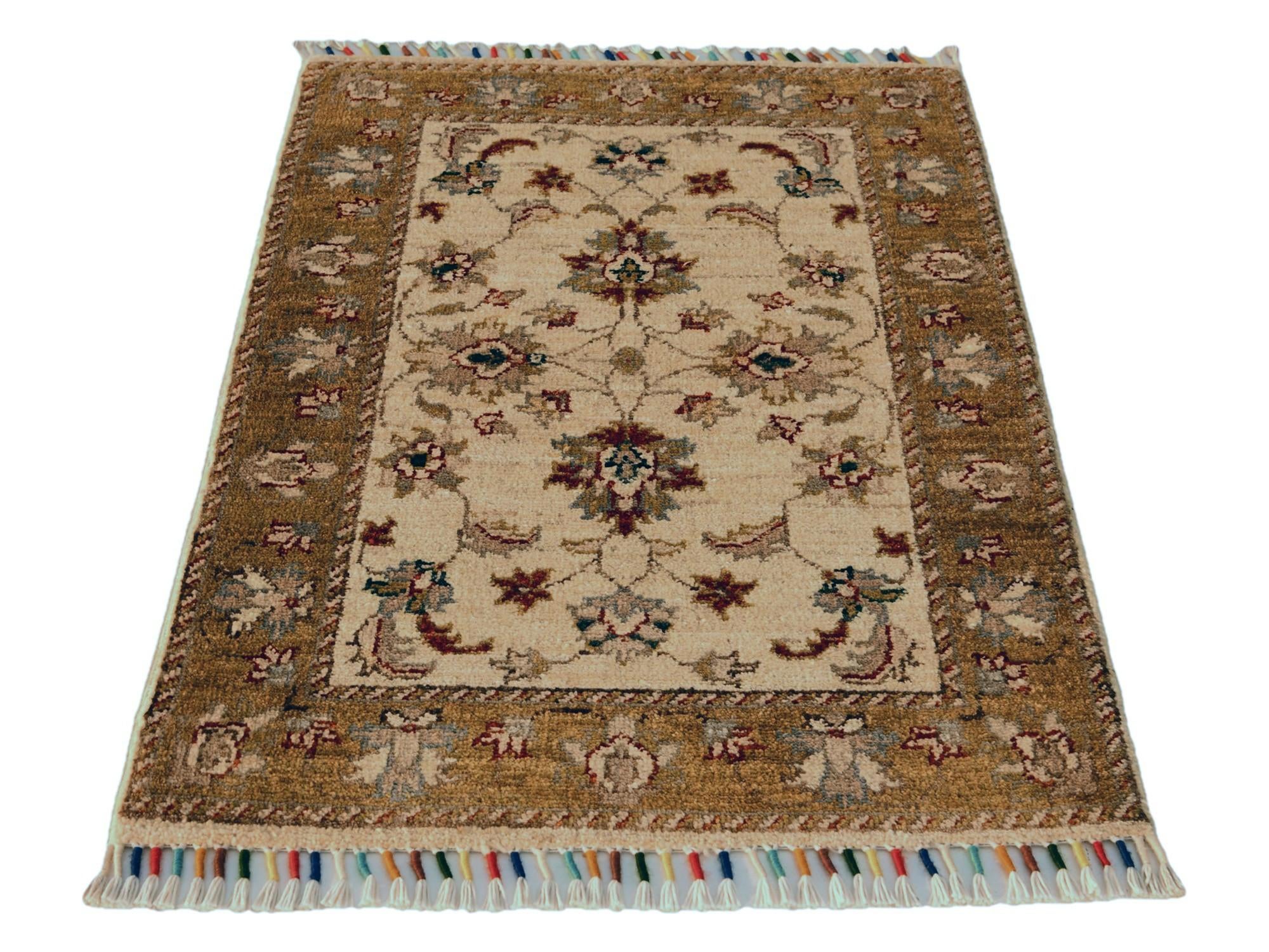 2' 1 x 3' Hand Knotted Ariana Ziegler Rug