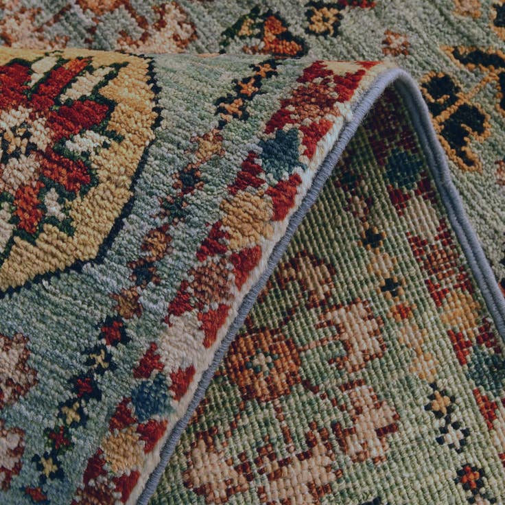 Detail image of 1' 10 x 3' 3 Hand Knotted Ariana Ziegler Rug