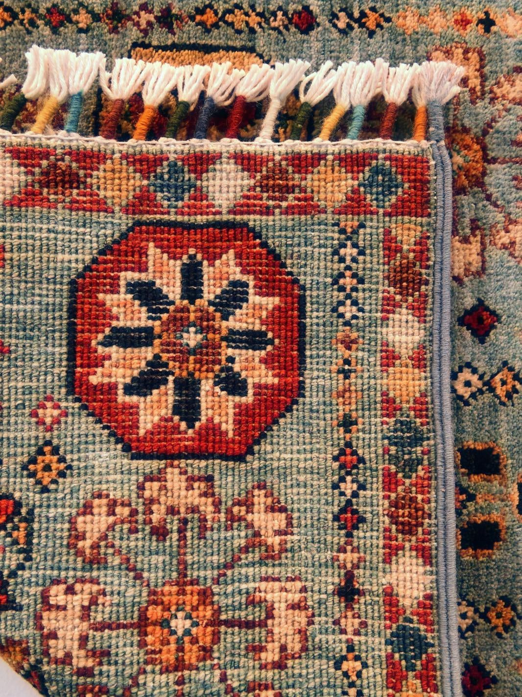 55cm x 100cm Hand Knotted Ariana Ziegler Rug