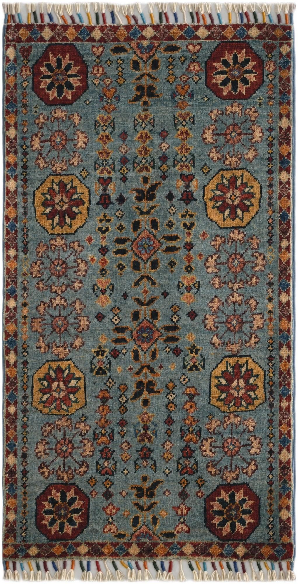 1' 10 x 3' 3 Hand Knotted Ariana Ziegler Rug