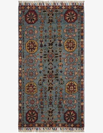 1' 10 x 3' 3 Hand Knotted Ariana Ziegler Rug