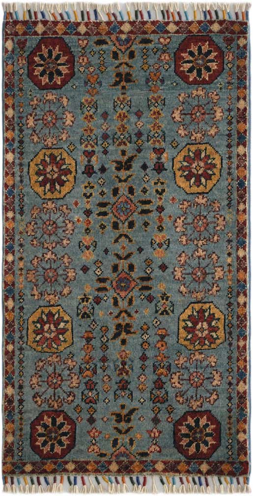 1' 10 x 3' 3 Hand Knotted Ariana Ziegler Rug