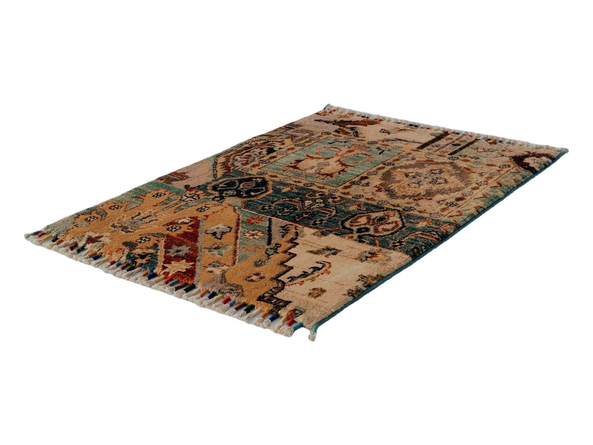 2' 1 x 2' 10 Hand Knotted Ariana Ziegler Rug