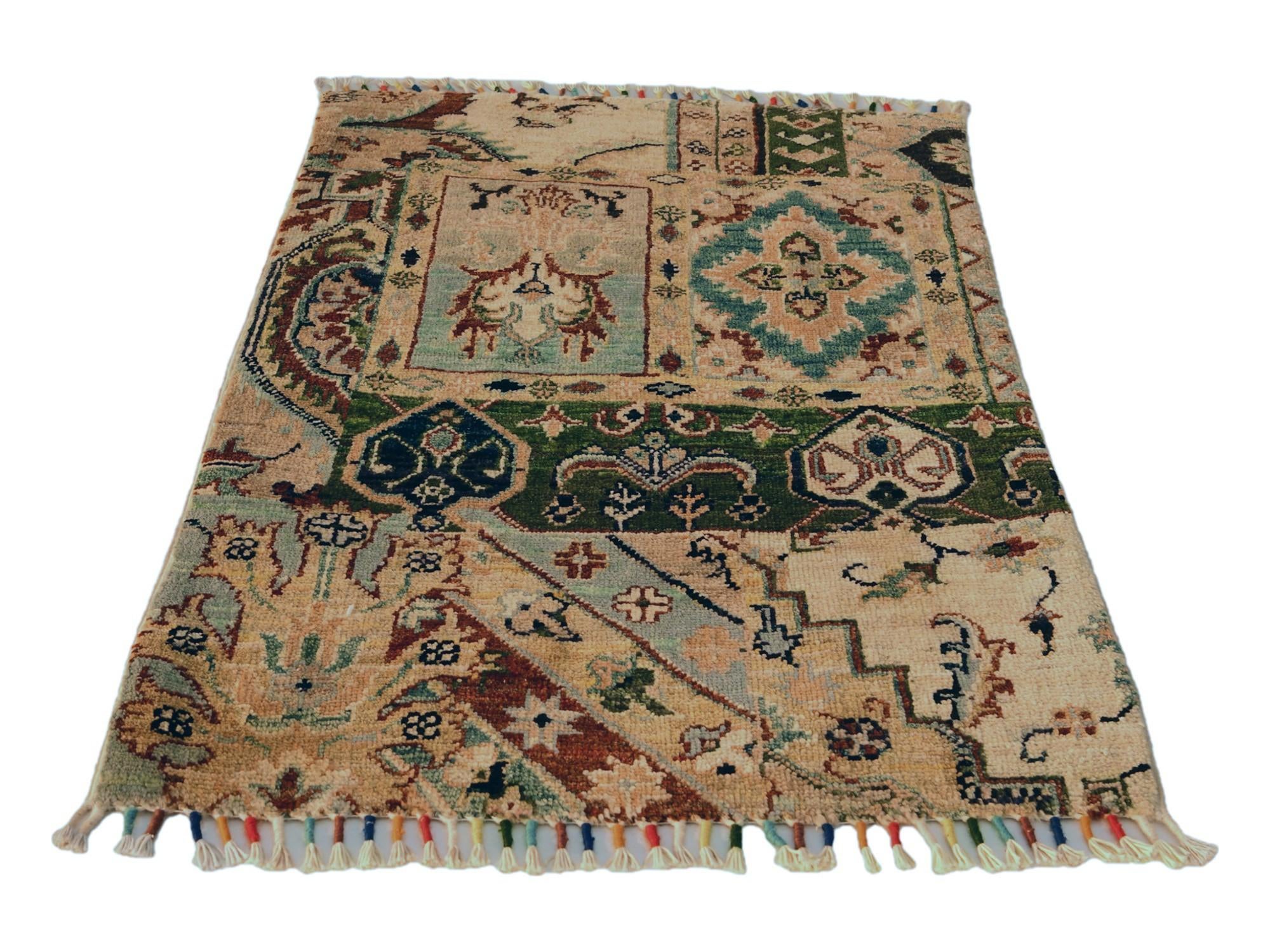 2' x 3' 2 Hand Knotted Ariana Ziegler Rug