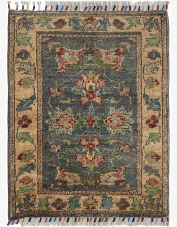 2' x 2' 9 Hand Knotted Ariana Ziegler Rug