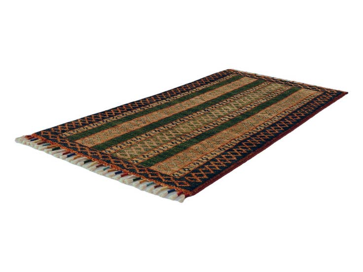 Detail image of 1' 8 x 3' 4 Hand Knotted Ariana Ziegler Rug