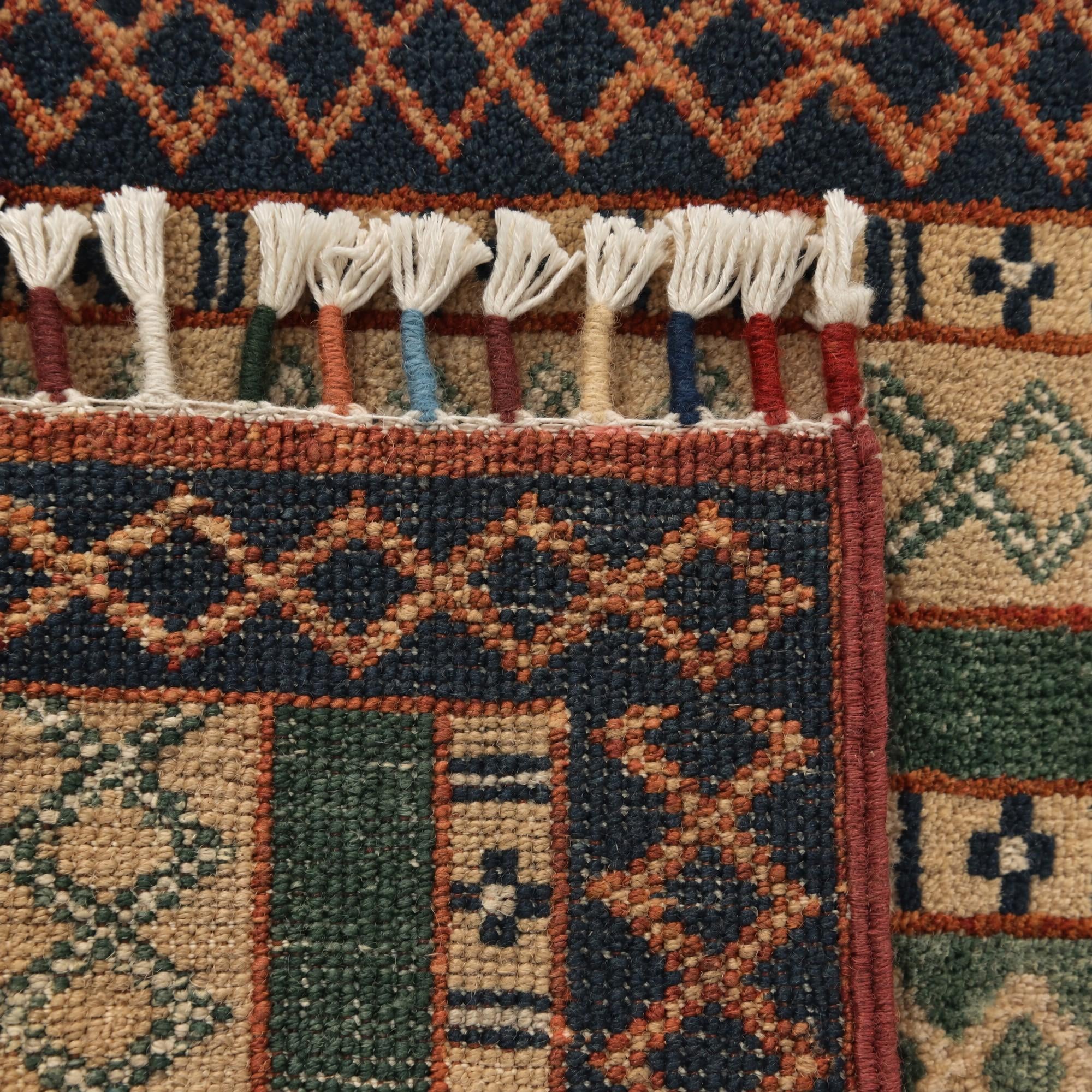 50cm x 100cm Hand Knotted Ariana Ziegler Rug