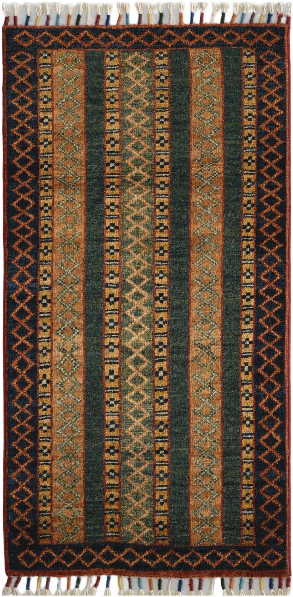 1' 8 x 3' 4 Hand Knotted Ariana Ziegler Rug