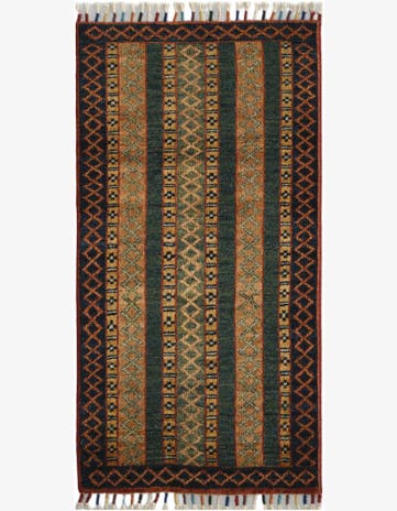 1' 8 x 3' 4 Hand Knotted Ariana Ziegler Rug