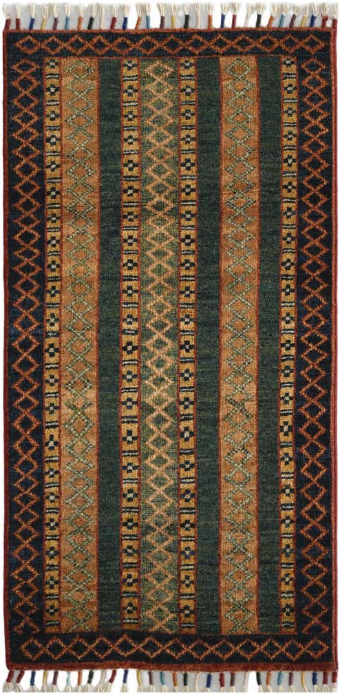 1' 8 x 3' 4 Hand Knotted Ariana Ziegler Rug