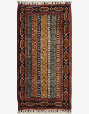1' 8 x 3' 4 Hand Knotted Ariana Ziegler Rug