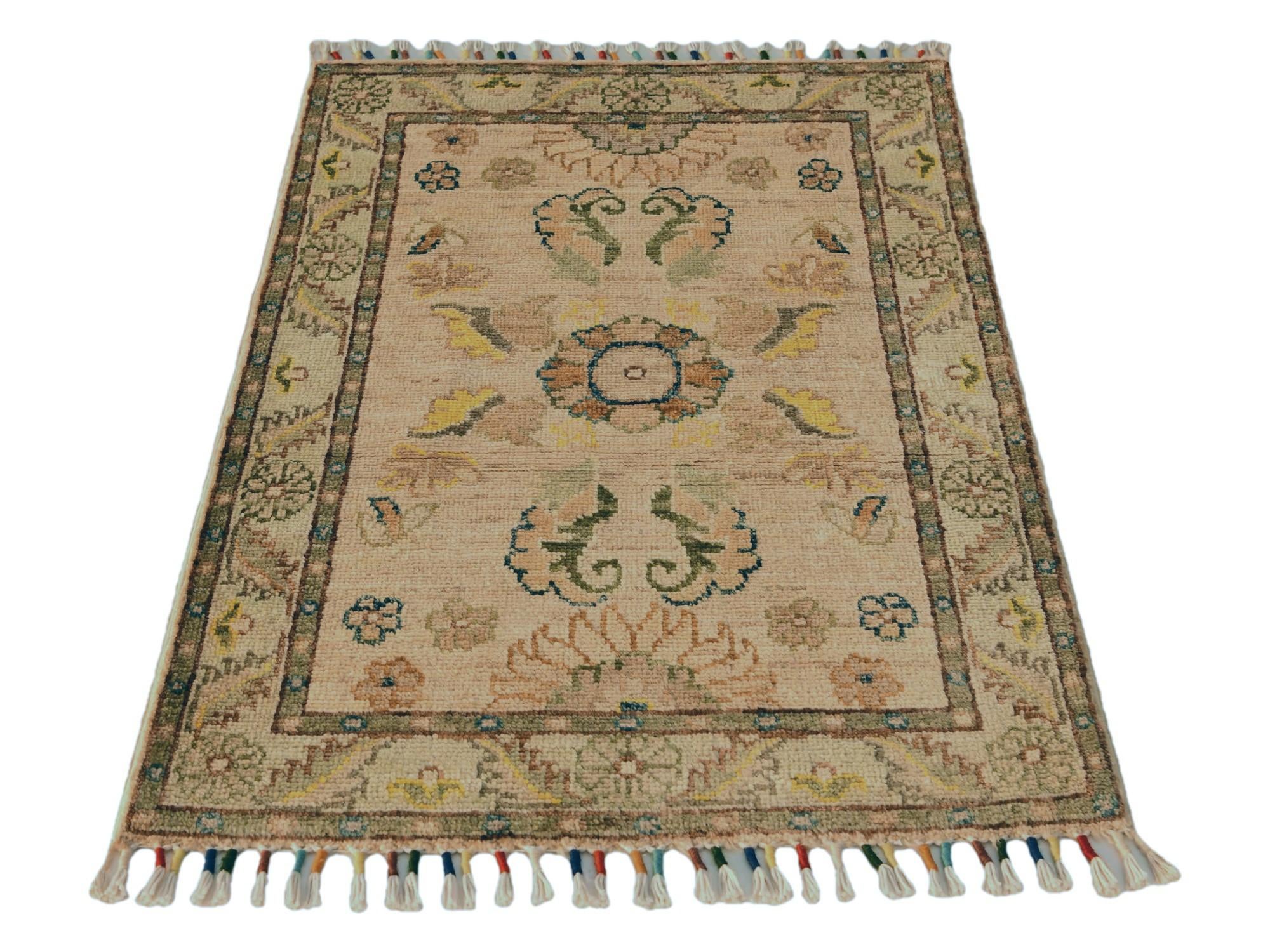 1' 11 x 2' 10 Hand Knotted Ariana Ziegler Rug
