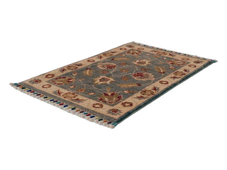 Detail image of 2' x 3' 1 Hand Knotted Ariana Ziegler Rug