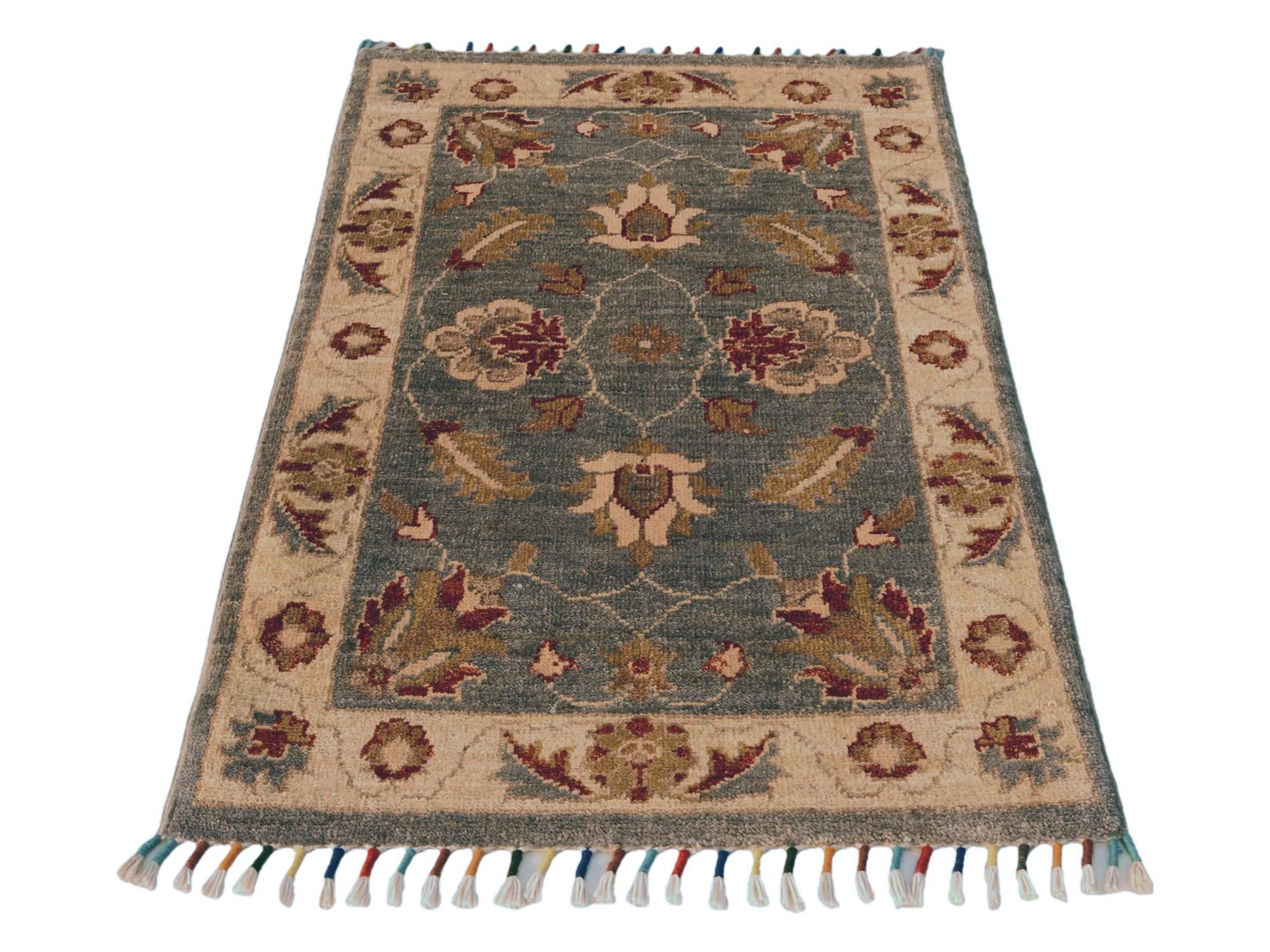 2' x 3' 1 Hand Knotted Ariana Ziegler Rug