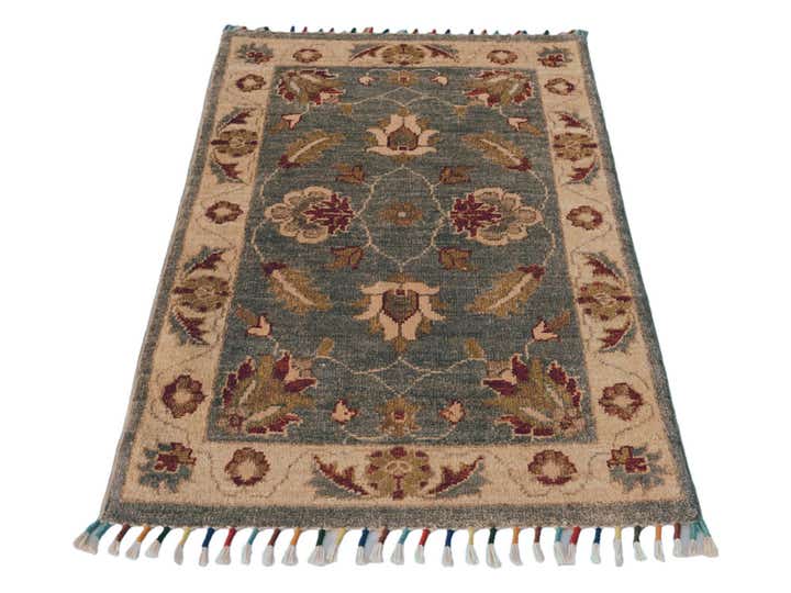 2' x 3' 1 Hand Knotted Ariana Ziegler Rug