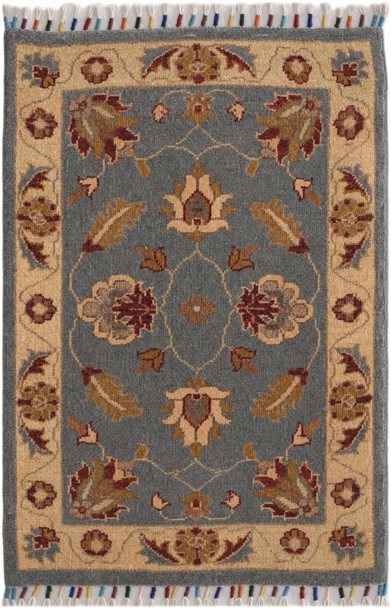 2' x 3' 1 Hand Knotted Ariana Ziegler Rug