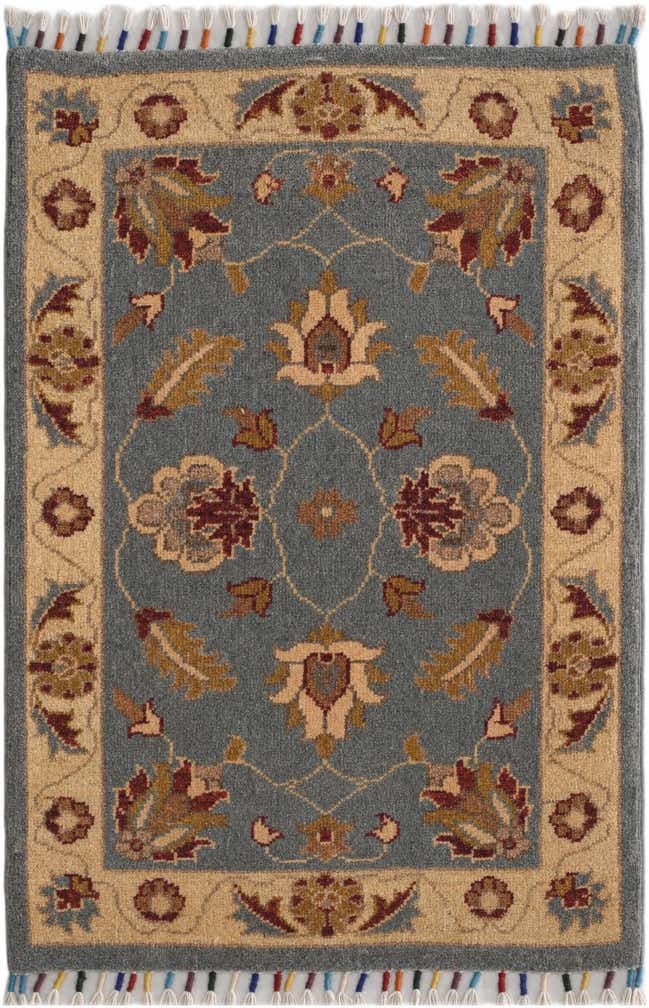 2' x 3' 1 Hand Knotted Ariana Ziegler Rug