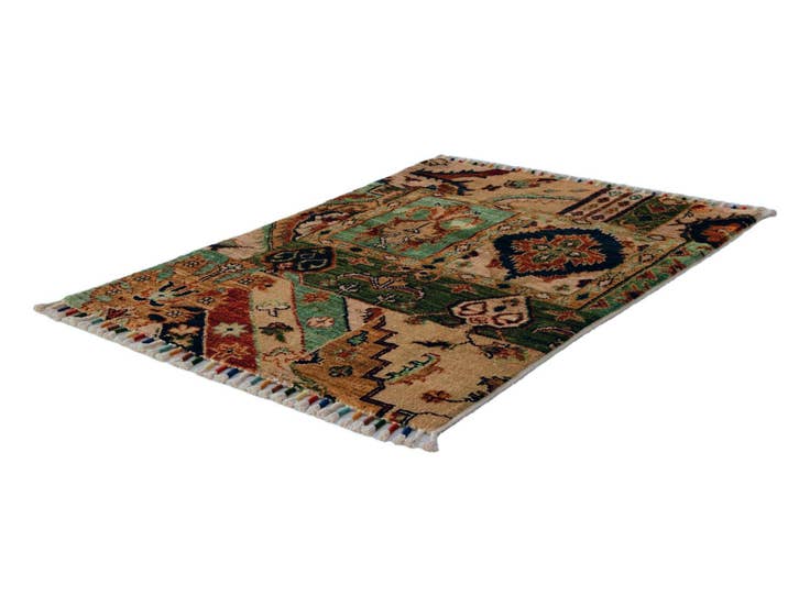 Detail image of 2' x 2' 11 Hand Knotted Ariana Ziegler Rug