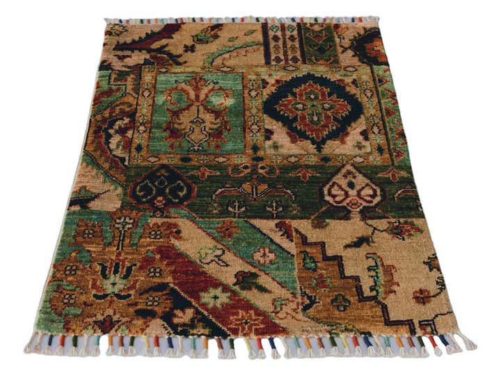 2' x 2' 11 Hand Knotted Ariana Ziegler Rug