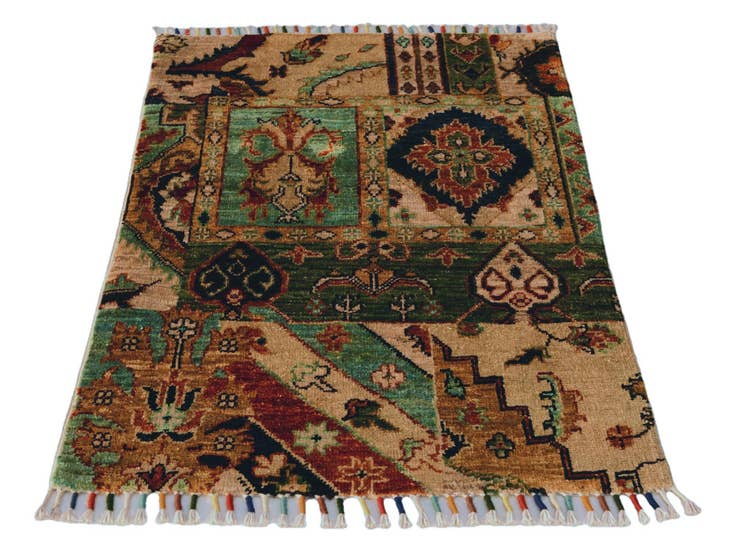 Detail image of 2' x 2' 11 Hand Knotted Ariana Ziegler Rug