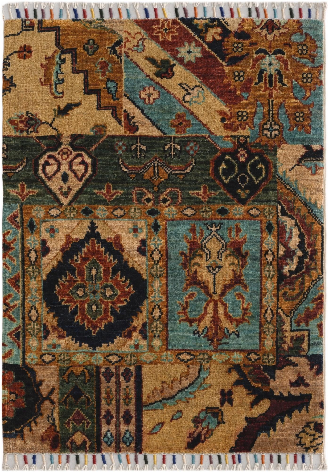 2' x 2' 11 Hand Knotted Ariana Ziegler Rug