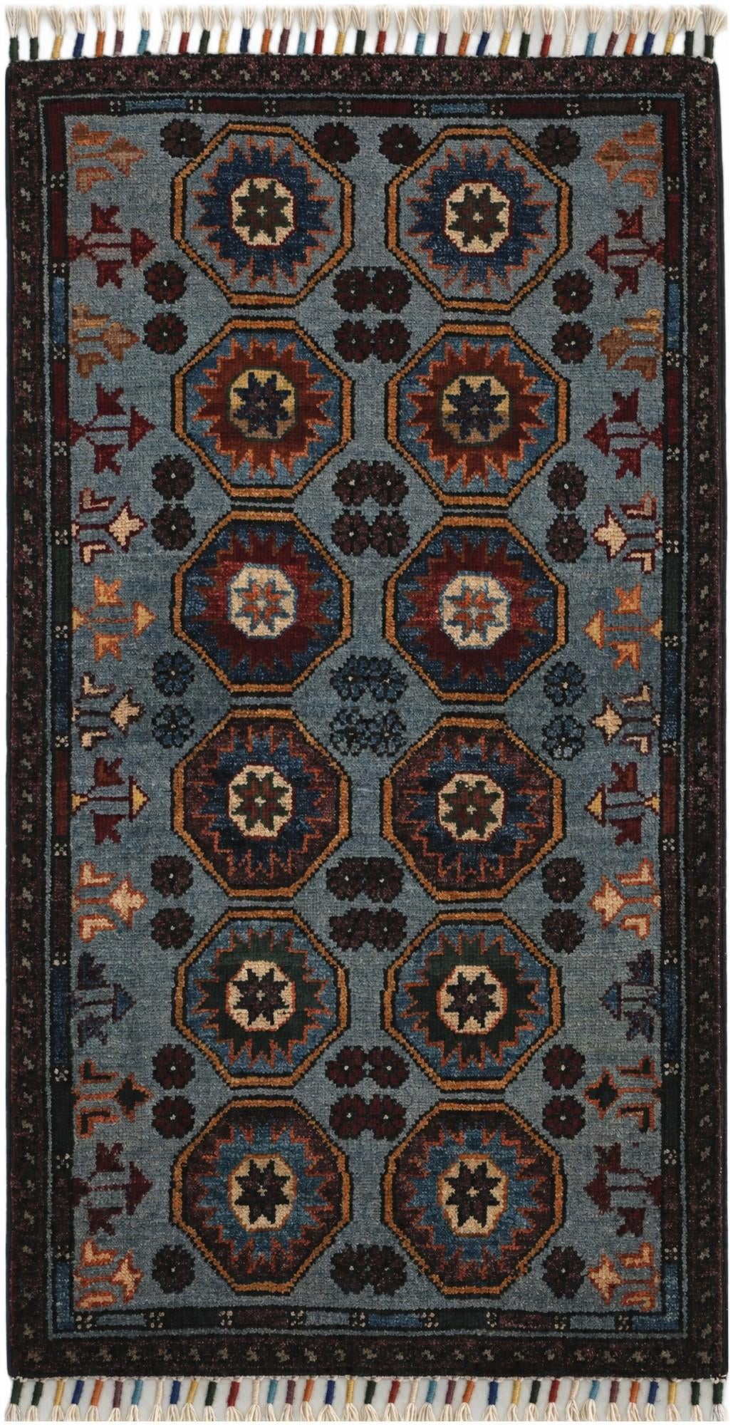 1' 10 x 3' 4 Hand Knotted Ariana Ziegler Rug