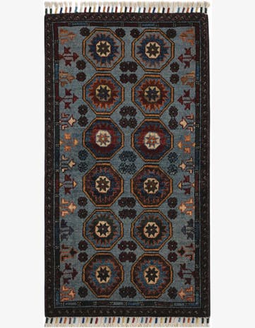 1' 10 x 3' 4 Hand Knotted Ariana Ziegler Rug