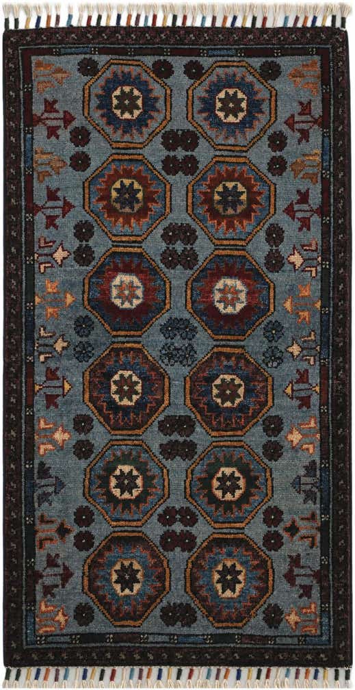 1' 10 x 3' 4 Hand Knotted Ariana Ziegler Rug