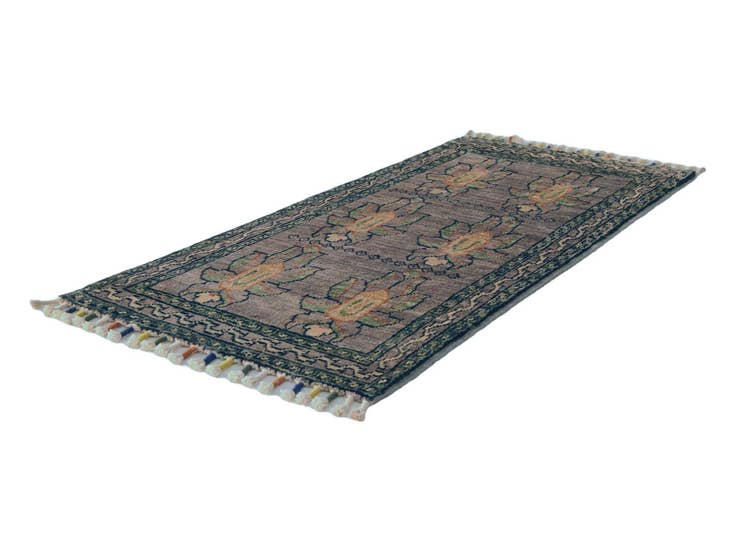 Detail image of 1' 7 x 3' 3 Hand Knotted Ariana Ziegler Rug