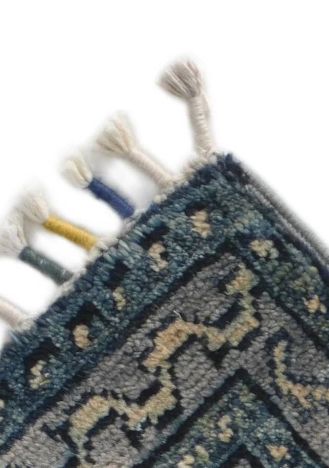 Detail image of 1' 7 x 3' 3 Hand Knotted Ariana Ziegler Rug