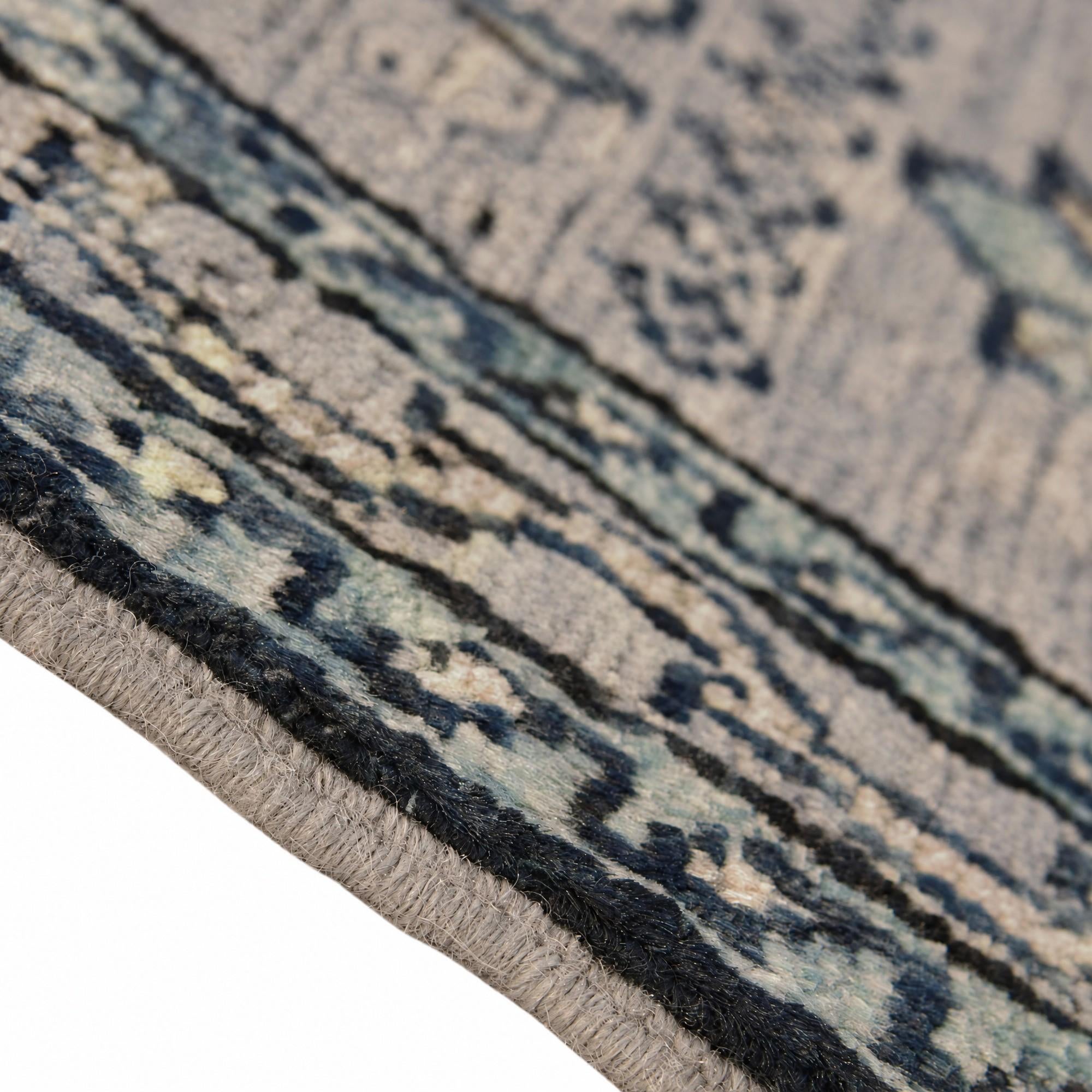 50cm x 100cm Hand Knotted Ariana Ziegler Rug