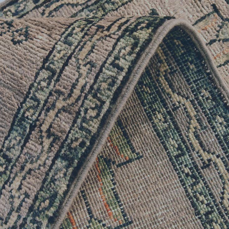 Detail image of 1' 7 x 3' 3 Hand Knotted Ariana Ziegler Rug