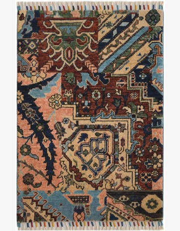 2' x 2' 11 Hand Knotted Ariana Ziegler Rug