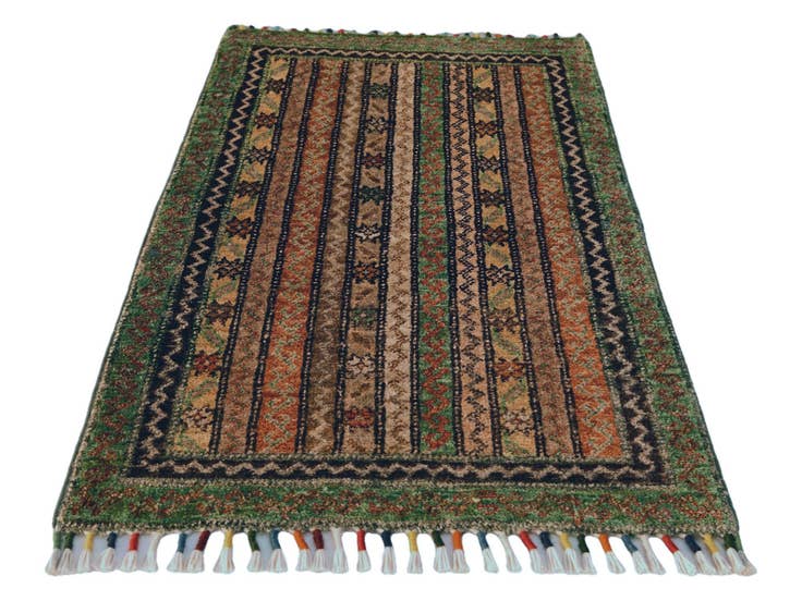 Detail image of 1' 8 x 2' 11 Hand Knotted Ariana Ziegler Rug