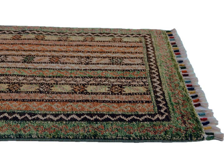 Detail image of 1' 8 x 2' 11 Hand Knotted Ariana Ziegler Rug