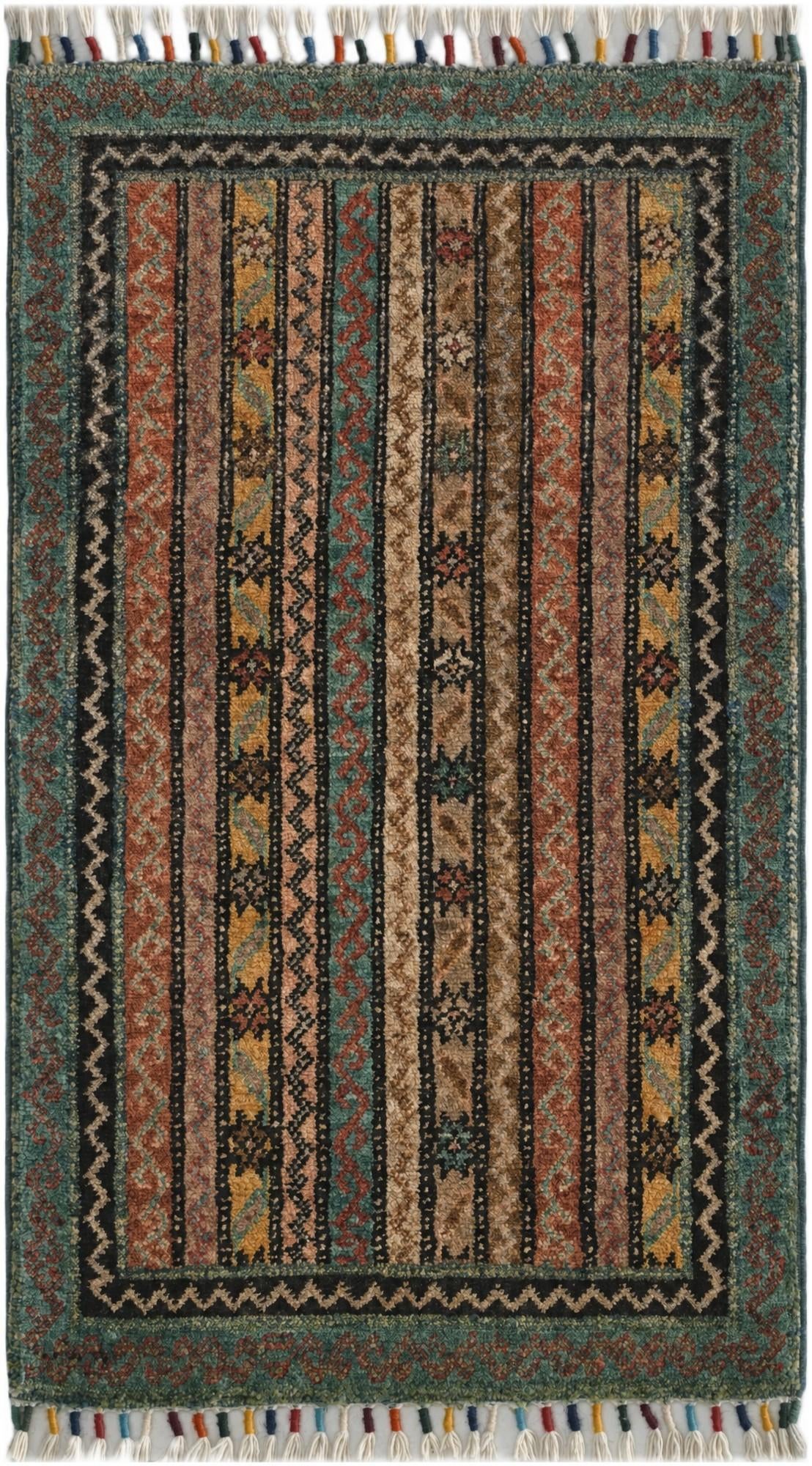 1' 8 x 2' 11 Hand Knotted Ariana Ziegler Rug