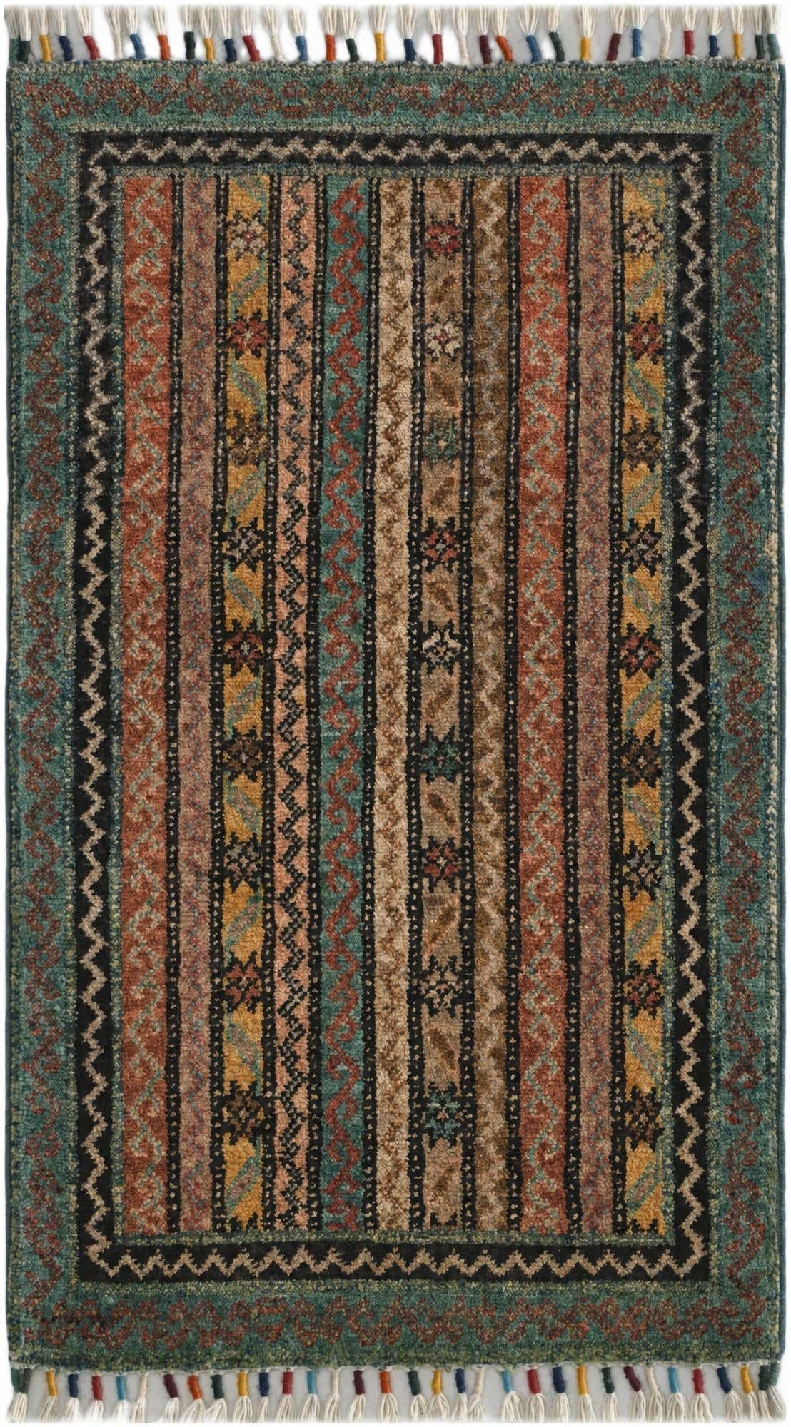1' 8 x 2' 11 Hand Knotted Ariana Ziegler Rug
